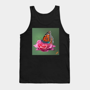 Rose Butterfly 2 Tank Top